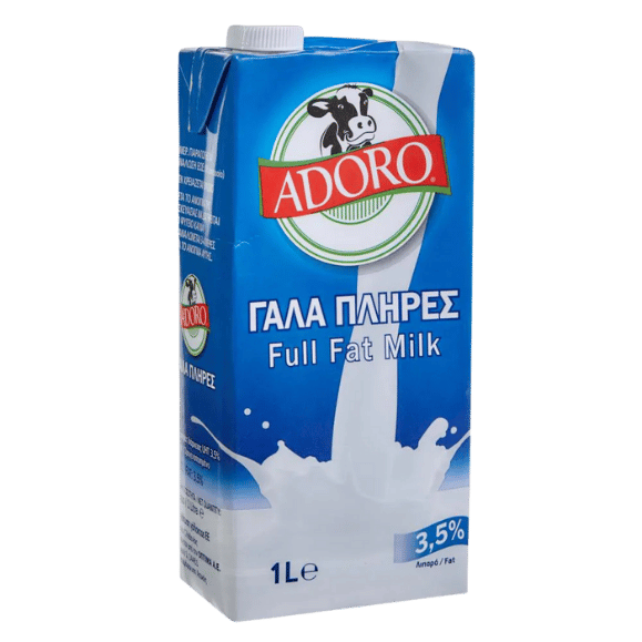 Adoro Haltbarmilch 3,5% Easy Open (1l) von Optima bei Araxxon - Hochwertiges griechisches Produkt. Adoro Haltbarmilch 3,5% Easy Open (1l) από Optima στο Araxxon - Αυθεντικό ελληνικό προϊόν.